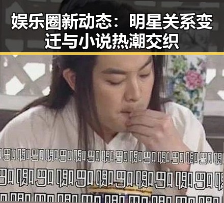 娱乐圈新动态：明星关系变迁与小说热潮交织
