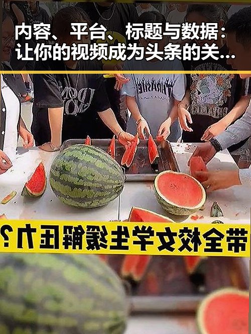 内容、平台、标题与数据：让你的视频成为头条的关键因素